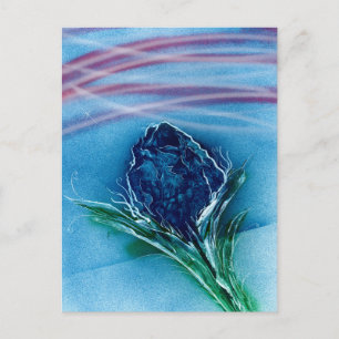 Blue Rose Postcard