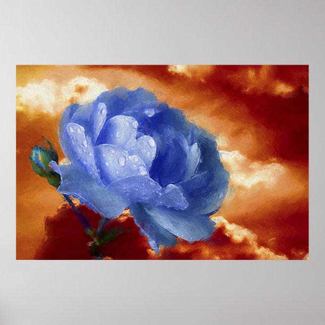 Blue Rose Poster (Front)