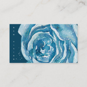 Blue Rose Sparkle US Business Card