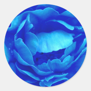 Blue Rose Sticker - Customizable