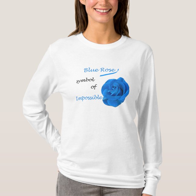 Blue Rose T-Shirt (Front)
