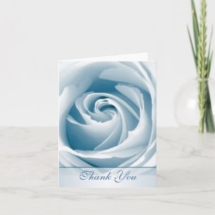 Blue rose Thank You Card