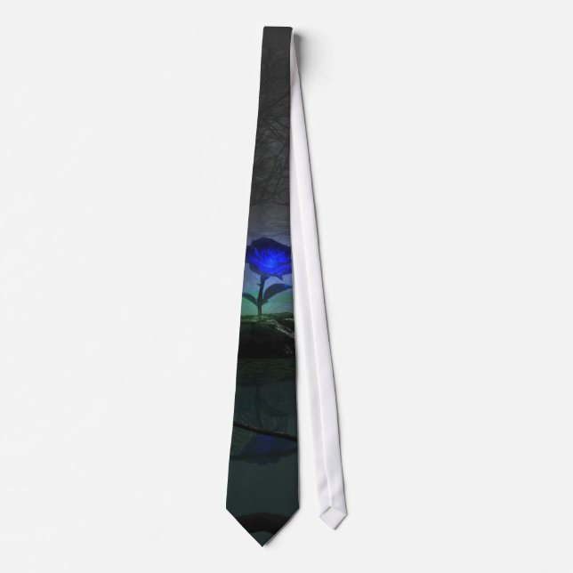 Blue Rose Tie (Front)