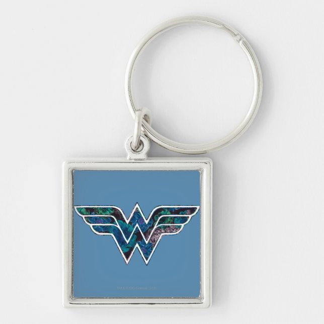 Blue Rose WW Keychain (Front)