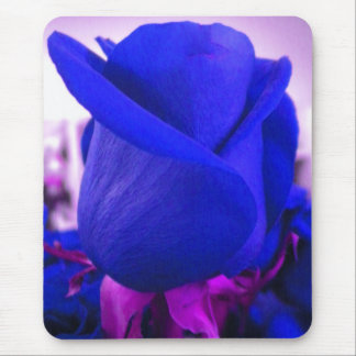Blue RoseBud Mouse pad