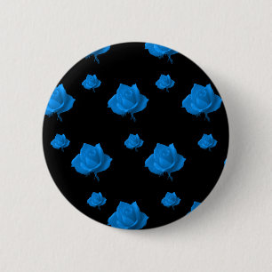 Blue Roses 2 Inch Round Button