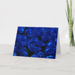 Blue Roses Card
