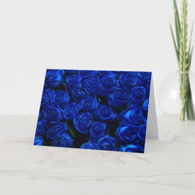 Blue Roses Card (Front)