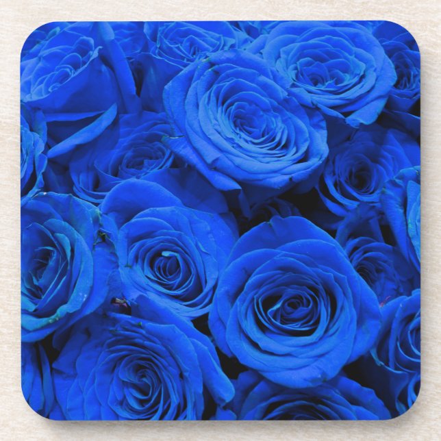 Blue Roses Coaster (Front)