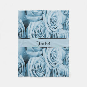 Blue Roses Fleece Blanket