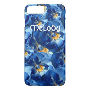 Blue Roses Floral Photo iPhone 8/7, Barely There Case-Mate iPhone Case