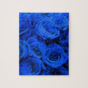 Blue Roses Jigsaw Puzzle