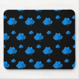 Blue Roses Mouse Pad