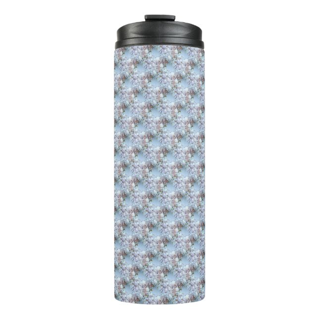 Blue Roses Tea tumbler  (Front)