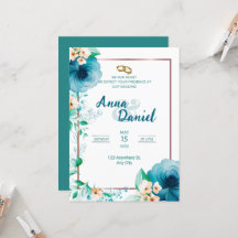 Blue Roses Watercolor Delight