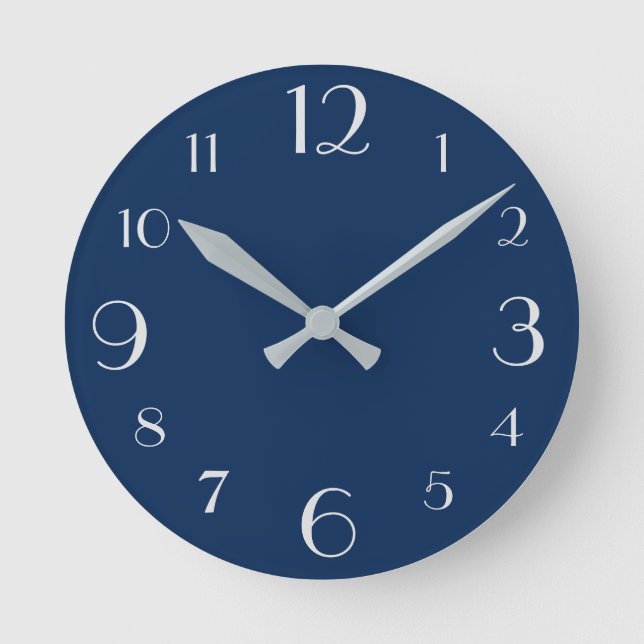 Blue Round Clock (Front)