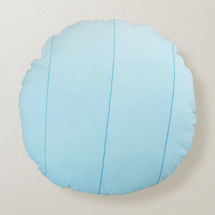 Blue Round Pillow