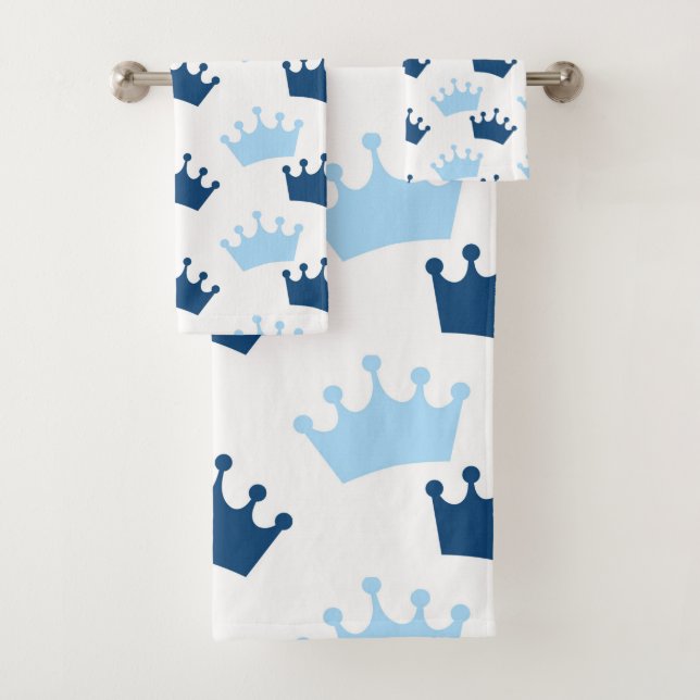 Blue Royal Crowns Fairytale Prince Storybook Decor (En situation)
