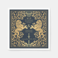 Blue Royal Lion Medieval Sword Wedding