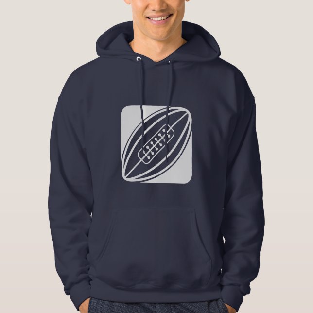 Blue Rugby Hoodie (Front)