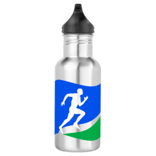 Blue Runner Logo 532 Ml Water Bottle