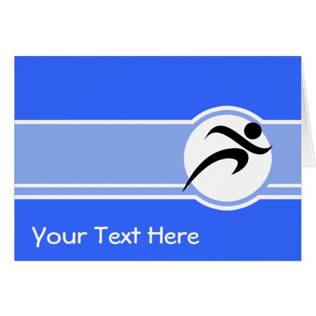 Blue Running (Front Horizontal)