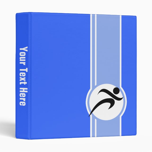 Blue Running Binder (Front/Spine)