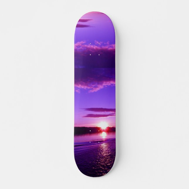 Blue Russian Sunset Skateboard (Front)