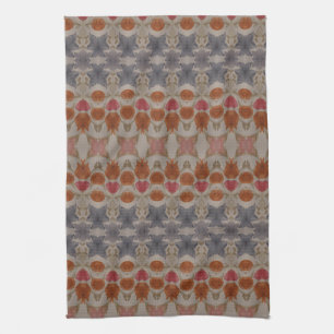 Blue Rust Red Kitchen Towel