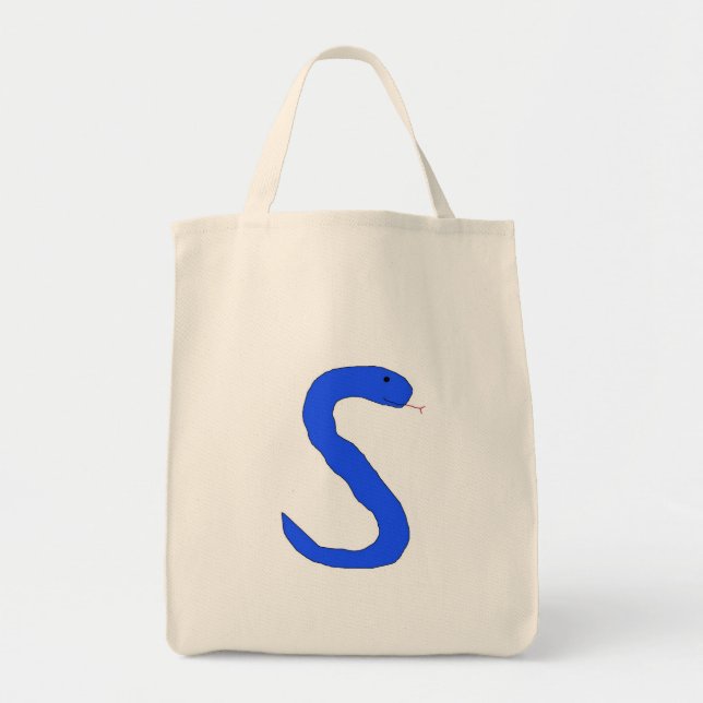 Blue S Snake bag (Front)