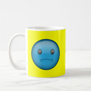 Blue Sad Coffee Mug