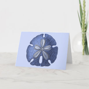 Blue Sand Dollar Card