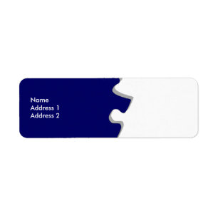 Blue Sandstone Puzzle Label