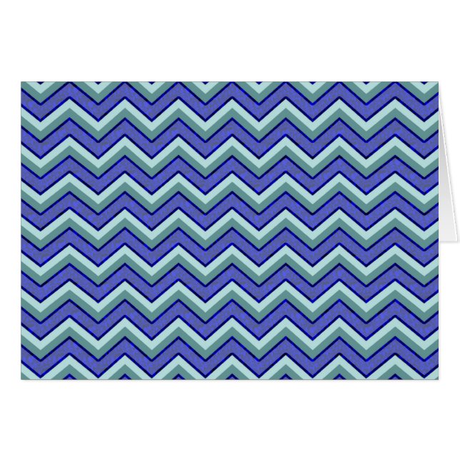 Blue Sapphire Chevron Pattern (Front Horizontal)