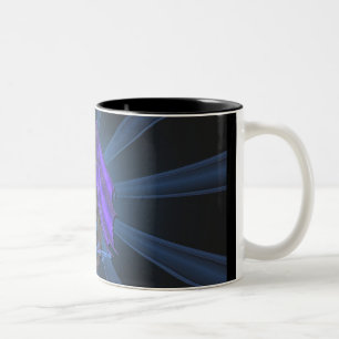 Blue Sapphire Dragon Pattern Mug