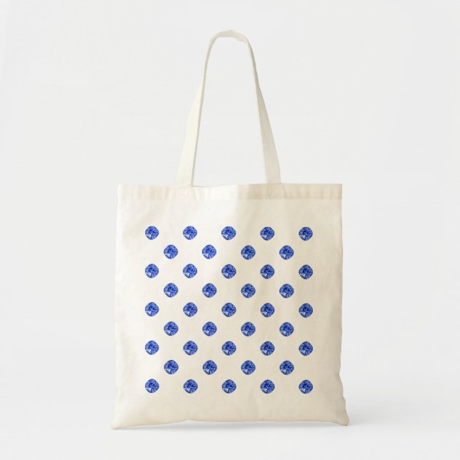 Blue Sapphire Gemstones Tote Bag (Front)