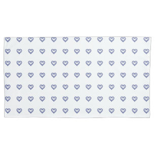 Blue Sapphire Heart Pillowcase