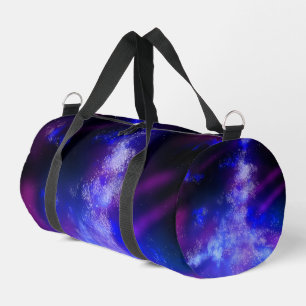 Blue Sapphire Night  Sky  Duffle Bag