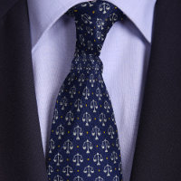 Blue Scales of Justice Lawyer