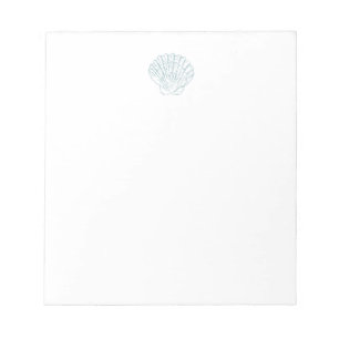 Blue Scallop Notepad