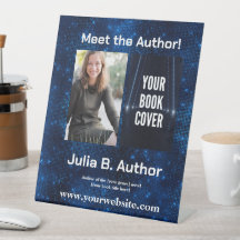 Blue Sci-Fi Author Event Book Launch