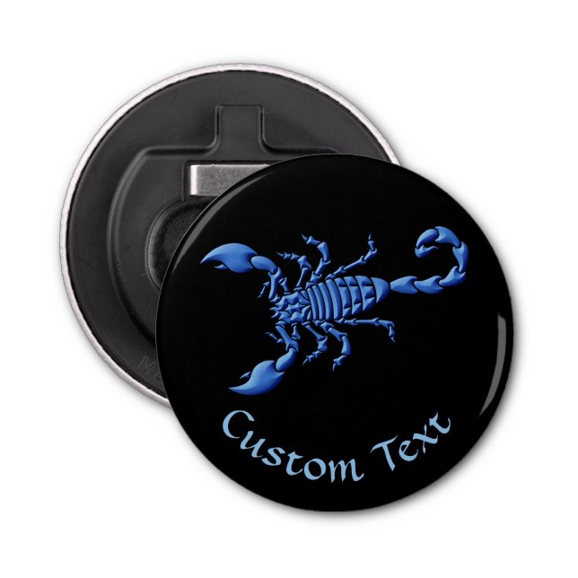 Blue Scorpion Bottle Opener (Front)