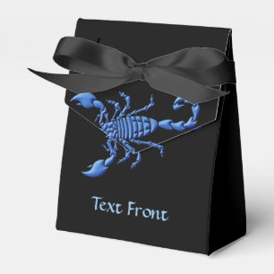 Blue Scorpion Favor Box