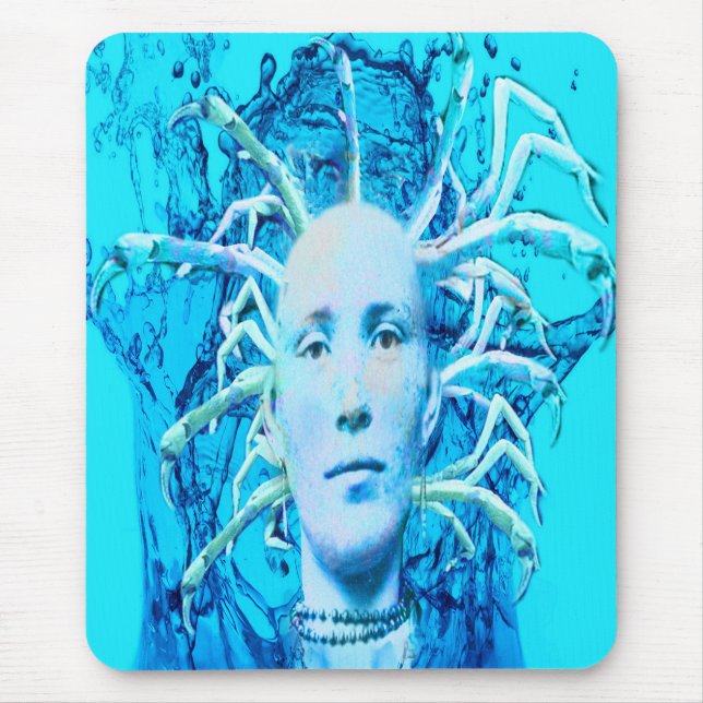 Blue Scorpion Mouse Pad (Front)