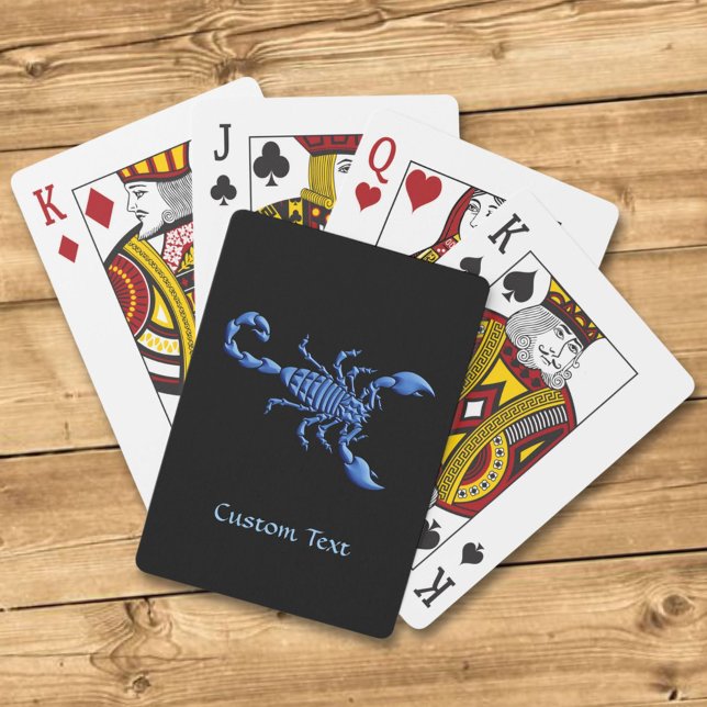Blue Scorpion Playing Cards (Creator Uploaded)