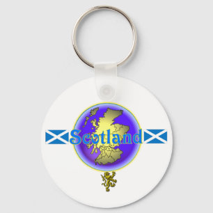 Blue Scotland. Keychain