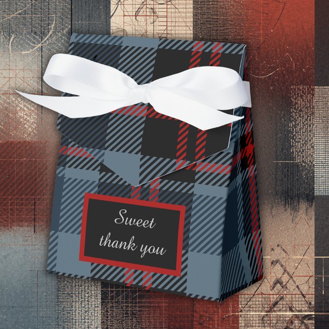 blue scottish country wedding favor box (Creator Uploaded)