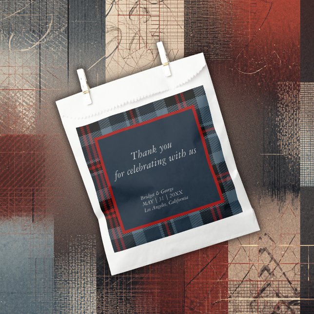 blue scottish country wedding favour bag (Creator Uploaded)