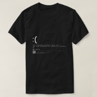 Blue Screen Error Retro T-Shirt