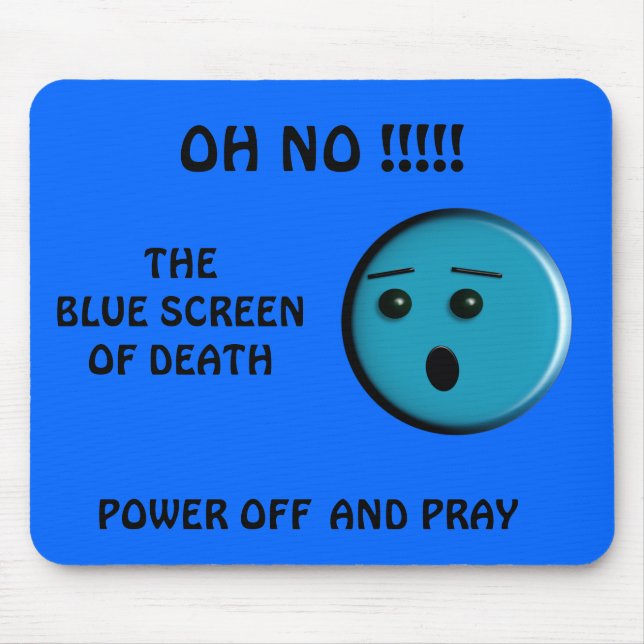 Blue Screen of Death - - Customized - Customized Mouse Pad (Front)